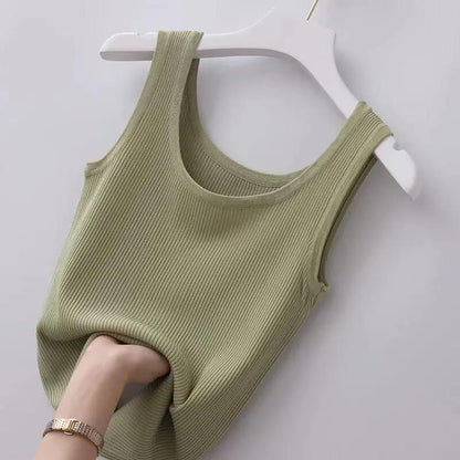 Douyin hit suspender women's vest female inner wear 2023 spring and summer new slim bottoming shirt female outer wear sleeveless