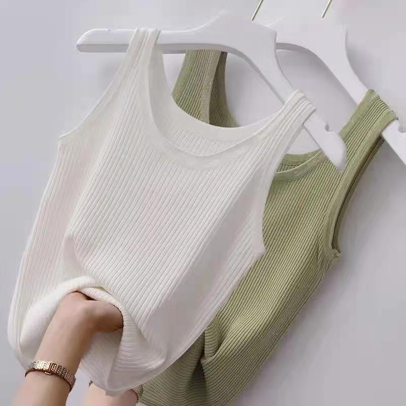 Douyin hit suspender women's vest female inner wear 2023 spring and summer new slim bottoming shirt female outer wear sleeveless