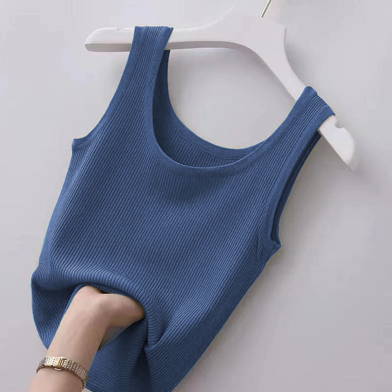 Douyin hit suspender women's vest female inner wear 2023 spring and summer new slim bottoming shirt female outer wear sleeveless