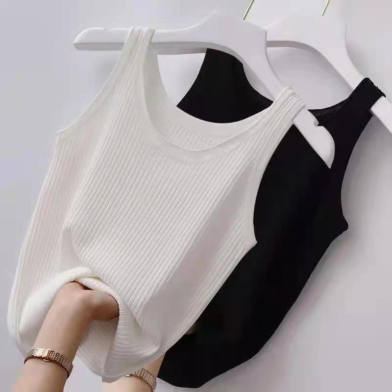 Douyin hit suspender women's vest female inner wear 2023 spring and summer new slim bottoming shirt female outer wear sleeveless